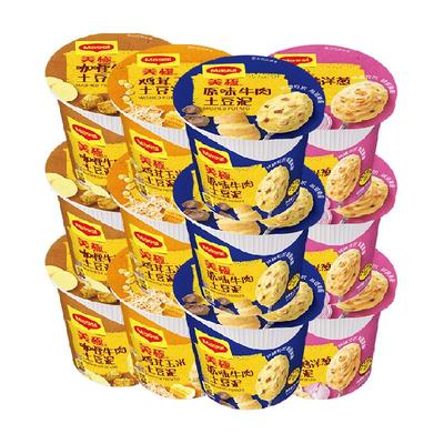 美极4口味速食土豆泥35g×12盒