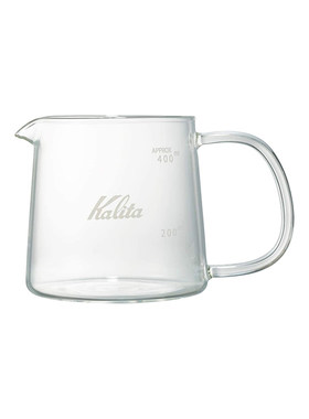 日本KALITA联名GSP藤编玻璃咖啡分享壶JUG 手冲咖啡器具带刻度