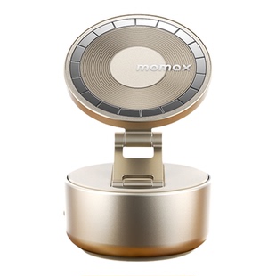 摩米士随手吸电动磁吸支架真空吸附三轴折叠车载手机支架2025新款