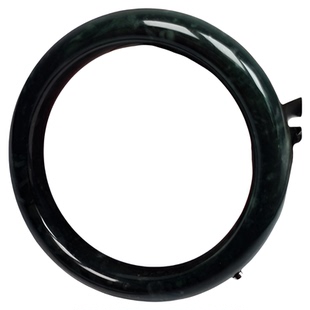 天然正品西藏墨玉药王石微磁性玉手镯