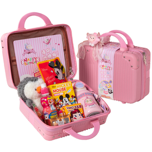 高档儿童十岁生日满月伴手礼回礼盒零食大礼包宝宝百日宴周岁喜饼