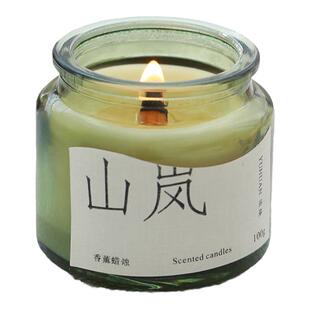 香薰蜡烛持久香氛家用卧室内助眠伴手礼礼物小众高级ins精油熏香