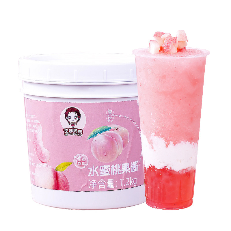 水蜜桃果酱桃子味酱奶茶店专用