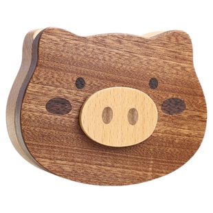 乳牙齿收纳盒男孩女孩收藏纪念盒儿童装乳牙的小盒子换掉牙实木制