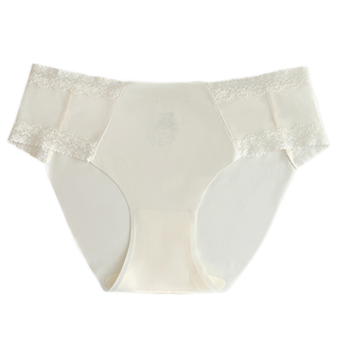 丝滑无痕薄款镂空内裤女裸感超柔透气抗菌25年新款性感简约三角裤