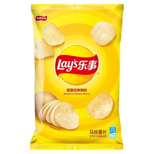 乐事薯片40g*6袋装商超经典原味假期追剧办公休闲膨化解馋嘴零食