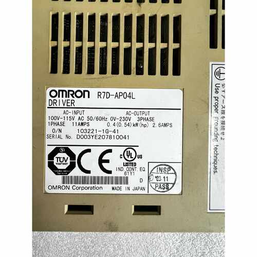 议价R7D-AP04L欧姆龙驱动器  R7M-AP40030-S
