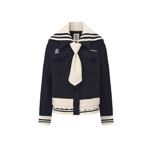 【年货专题】魏嘉莹同款 WEANCHEAM/未未姆 2025冬学院毛呢外套