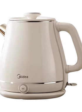 Midea/美的 SH60-Q电水壶西式复古设计一键保温1.8L容量双层防烫