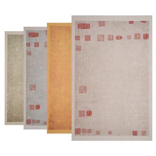 墨上花微喷书法作品纸小楷毛笔书法作品纸古风小品信笺纸仿古风空白册页写信笺比赛参展创作专用纸手札一笔笺