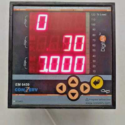 Conzerv EM6459 Load Manager Digital Controller VER 03.03.03