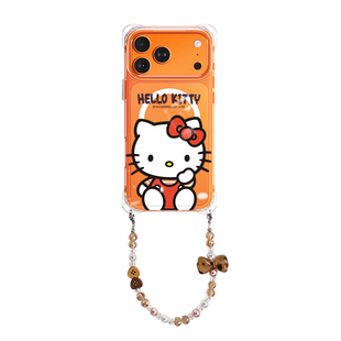 HelloKitty新款适用苹果17手机壳iPhone16promax新磁吸15Pro外壳Magsafe透明保护套斜挎爆款2026巨好看带挂绳