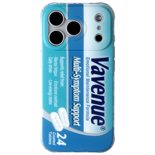 VAVENUE《Emotional-Tabs》情绪稳定片原创手机壳适用苹果iPhone15/16/17promax防摔保护套小众创意高级磁吸