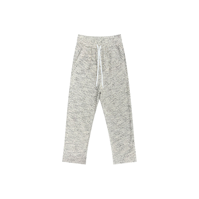【海与浪】雪花白休闲长裤
