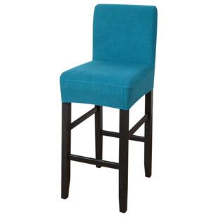 酒吧吧台椅套罩有靠背全包加厚美容院高脚凳子套升降前台椅子套