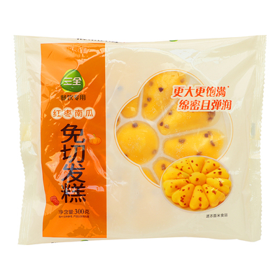 三全红枣南瓜糕300g*5袋早餐发糕