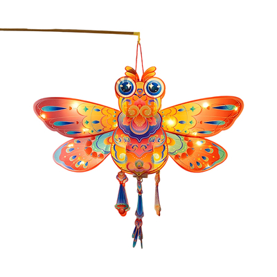 汉礼新款手提发光灯笼材料包