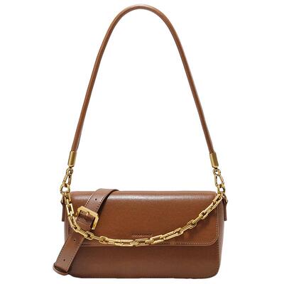 百丽包包女商场同款月光宝盒红色婚包单肩斜挎腋下小方包JY218AX5