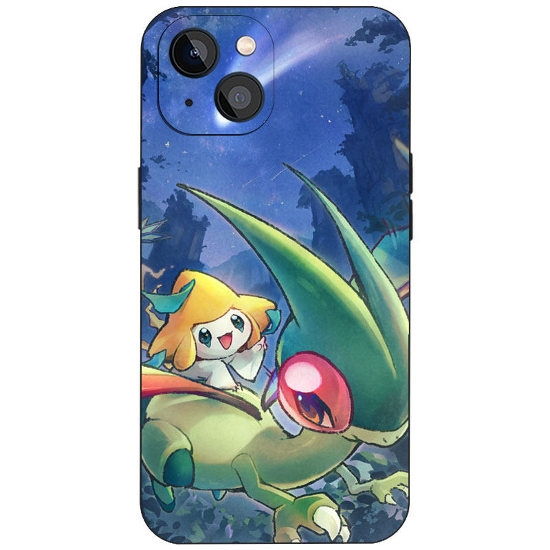 基拉祈沙漠蜻蜓山间夜空流星清新复古厚涂手绘手机壳适用于iPhone17苹果16卡通动漫迷磨砂硅胶磁吸防摔保护套