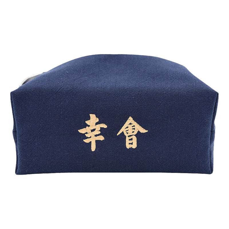 棉麻纸巾盒布艺刺绣LOGO个性定制