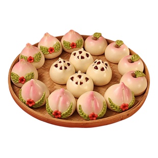 走亲访友山东大馒头礼盒花饽饽胶东送礼年货过年夜花馍馍糕包团购