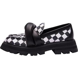 清仓不退换！Colorful Creations设计艺术膨胀感编织棋盘格乐福鞋