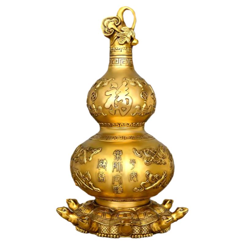 客厅葫芦摆件铜厂家直发天医葫芦