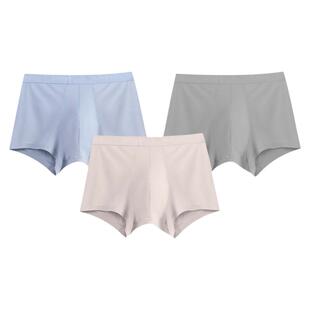 博尼bonny春夏男纯棉内裤四角裤衩短裤全棉平角裤透气裤头