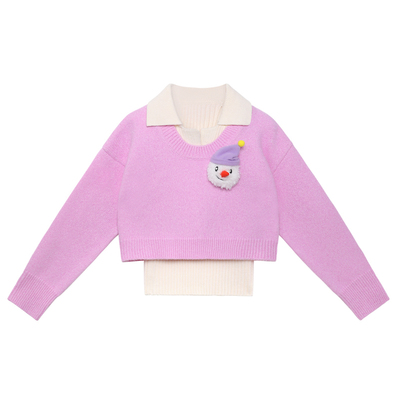 【星之雪人】两件套毛衣女童秋冬