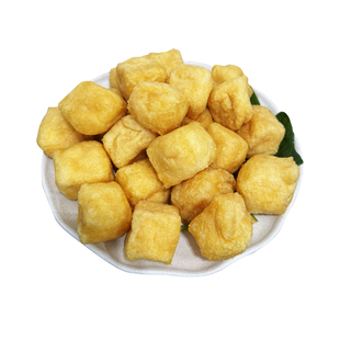 正宗油豆腐泡高碑店特产油豆泡空心油炸豆泡黄金油豆腐果泡商用
