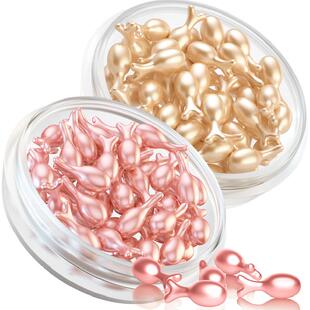 HKH羊胎素76粒早C晚A精华液女抗皱紧致去黄提亮保湿精油面部次抛