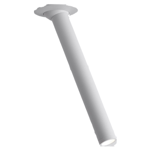 led细长筒射灯圆柱形嵌入式可调角度家用餐厅背景墙玄关照画射灯