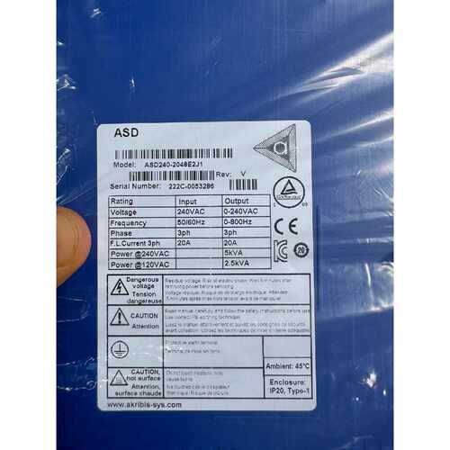 议价akribis雅科贝思ASD2402048E2J1全新维修