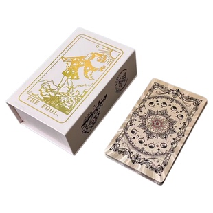 经典韦特塔罗牌典藏款金箔维特罗牌塔新款初学者tarot全套PET材质