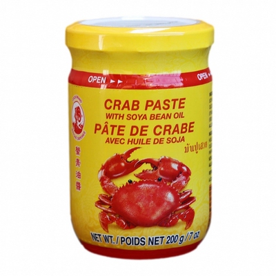 港澳购 泰国 公鸡牌 蟹膏油酱 螃蟹酱 Cock brand crab paste200g