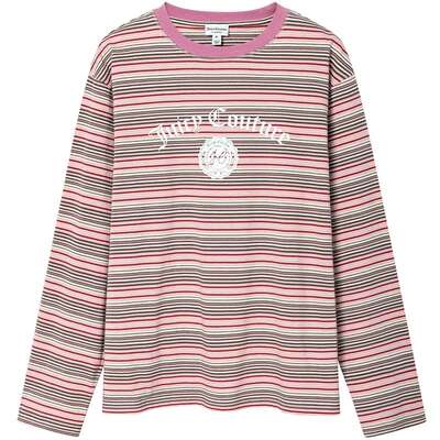 JuicyCouture橘滋条纹休闲上衣