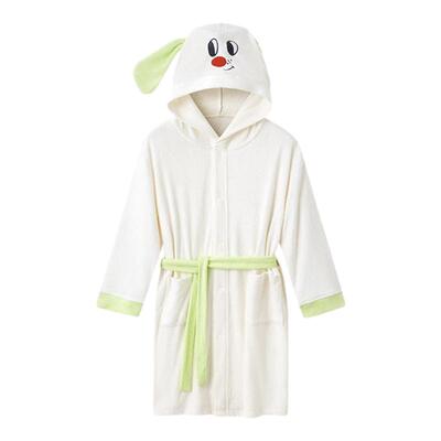 儿童浴袍男童女童春夏撞色