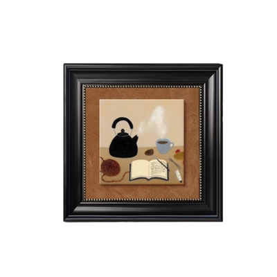 装饰品喷绘美拉德风装饰画