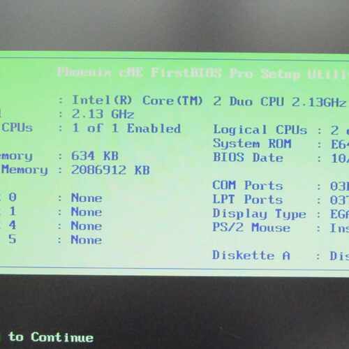 SUPER PDSBA rev 1.1 with CPU 2.13GHz & RAM 'AS IT IS'