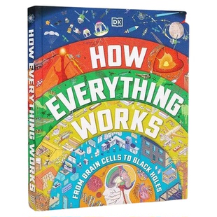 DK How Everything Works 英文原版图书万物如何运作 拆解大百科 图解百科全书 精装大开本科普科技读物 STEM 青少年课外阅读