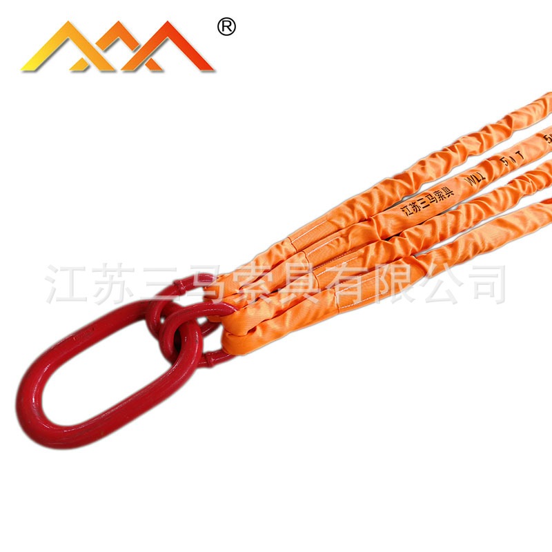 大吨位组合型涤纶吊装带 高强吊装带起重吊带 工业级柔性吊装带