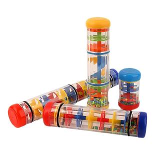 奥尔夫雨声器响筒雨声筒乐器雨声沙漏响筒彩虹棒模拟亲子玩具教具