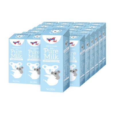 纽仕兰进口A2纯牛奶200ml×24盒