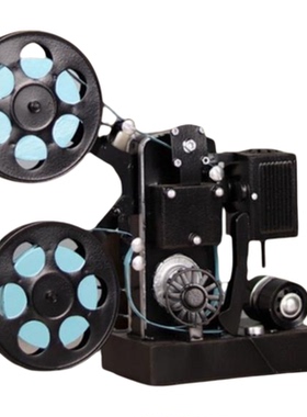 复古怀旧老式胶片电影放映机摆件