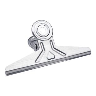 超大山形钢夹票夹不锈钢画板夹子金属大号封口夹银色装订铁夹子