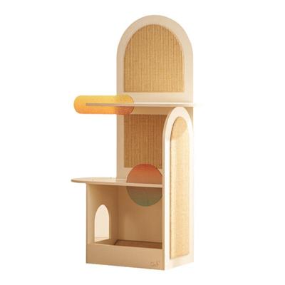 CatS猫爬架优雅亚克力实木