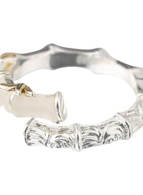 新中式竹节小众设计感戒指