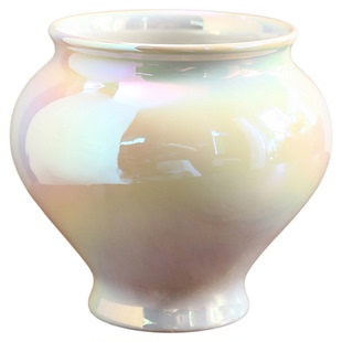 陶瓷花盆简约七彩高级感客厅家用桌面蝴蝶兰三角梅套盆绿植通用