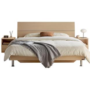 【门店】全友家居现代简约主卧室板式床1米8双人床家具1米5单人床