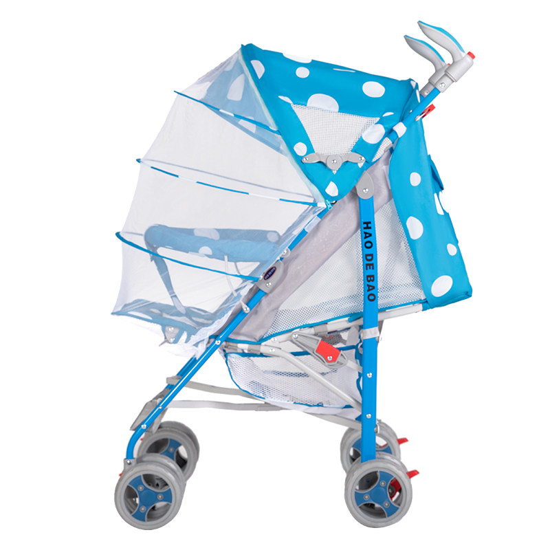 婴儿推车可坐可躺0到3岁夏季蚊帐轻便折叠宝宝伞车婴儿车简易避震